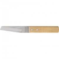 Нож хозяйственный, многоцелевой, деревянная рукоятка Сибртех