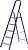 Лестница-стремянка СИБИН стальная, 5 ступеней, 103 см