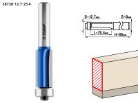 Фреза кромочная с нижним подшипником (3 лезвия), 12,7мм ЗУБР Профессионал