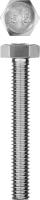 Болт ГОСТ 7798-70, M6 x 40 мм, 5 шт, кл. пр. 5.8, оцинкованный, ЗУБР