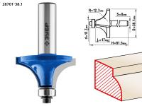 Фреза кромочная калевочная №1, 38,1мм ЗУБР Профессионал