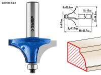 Фреза кромочная калевочная №1, 44,5мм ЗУБР Профессионал