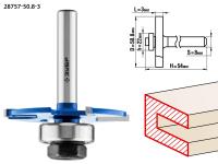 Фреза горизонтально-пазовая,  50,8 мм, высота-3мм, хв.-8 мм, d-22мм, ЗУБР Профессионал