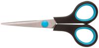 Ножницы бытовые нержавеющие, прорезиненные ручки, толщина лезвия 1,8 мм, 135 мм