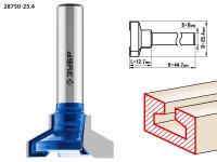 Фреза пазовая Т-образная №2, 25,4мм, ЗУБР Профессионал