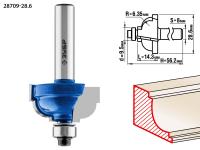 Фреза кромочная калевочная №7, 28,6мм ЗУБР Профессионал
