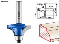 Фреза кромочная калевочная №1, 38,1мм, ЗУБР Профессионал