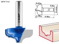 Фреза пазовая фасонная №2, 31,8 мм, ЗУБР