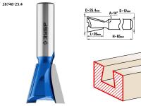 Фреза пазовая фасонная "Ласточкин Хвост", 25,4мм, ЗУБР Профессионал