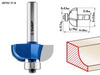 Фреза кромочная калевочная №2, 31,8мм, ЗУБР Профессионал