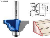 Фреза кромочная калевочная №4, 42,8 мм, ЗУБР Профессионал