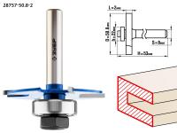Фреза горизонтально-пазовая,  50,8 мм, высота-2мм, хв.-8 мм, d-22мм, ЗУБР Профессионал