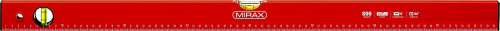 Уровень коробчатый MIRAX, 2 ампулы, крашеный, 800 мм