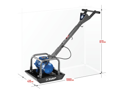 Виброплита электрическая, 5 кН, ЗУБР Профессионал ЗВПЭ-5 Г