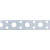 Лента перфорированная вентиляц. прямая, 0,55 мм, LP V, 1,7 см х 25 м, цинк, Россия Сибртех