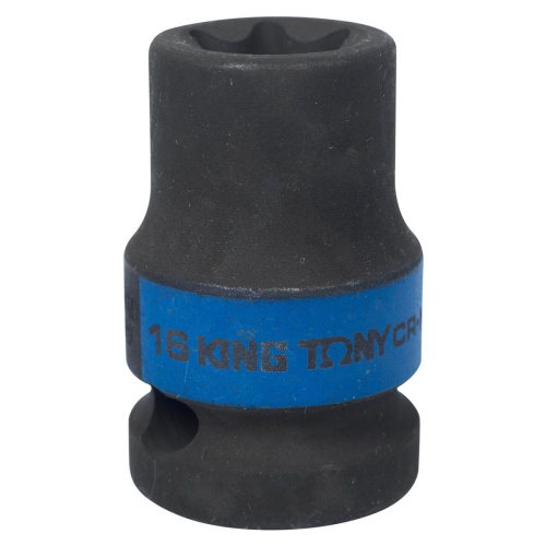 Головка торцевая ударная TORX Е-стандарт 1/2", E16, L = 38 мм KING TONY