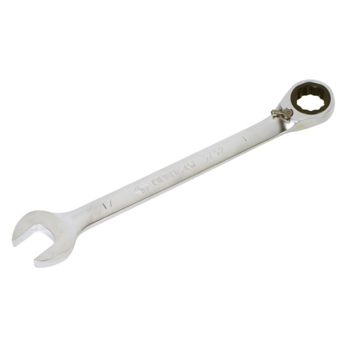 Ключ трещоточный комбинированный с флажковым переключением 16 мм KING TONY