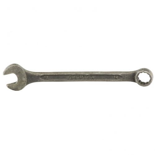Ключ комбинированый,12 мм, CrV, фосфатированный, ГОСТ 16983 Сибртех