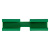Универсальные зажимы для крепления пленки к каркасу парника d12мм, 20 шт/уп, зеленые Palisad