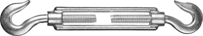 Талреп DIN 1480, крюк-крюк, М16, 2 шт, оцинкованный, STAYER