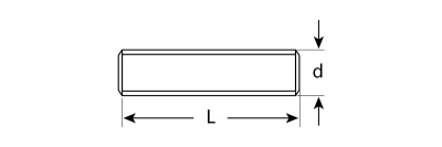 Шпилька резьбовая DIN 975, М16x2000, 1 шт, класс прочности 4.8, оцинкованная, ЗУБР