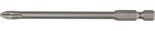 Биты "X-DRIVE" кованые, KRAFTOOL 26121-1-100-1, Cr-Mo сталь, тип хвостовика E 1/4", PH1, 100 мм, 1шт