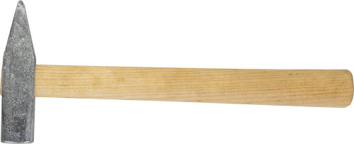 Молоток слесарный 400 г с деревянной рукояткой, оцинкованный, НИЗ 2000-04