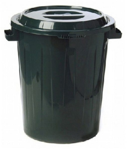 Бак для мусора 60лит, зеленый