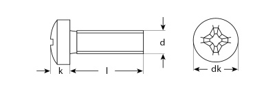 Винт DIN 7985, M5 x 10 мм, 5 кг, кл. пр. 4.8, оцинкованный, ЗУБР