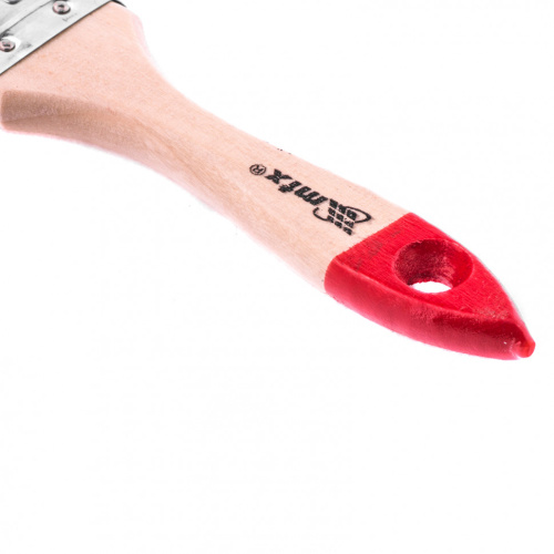 Кисть плоская "Стандарт" 1,5" (38 мм), натуральная щетина, деревянная ручка MTX