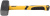 Кувалда кованая, фиберглассовая усиленная ручка, антивибрационные накладки, Профи 1,5 кг