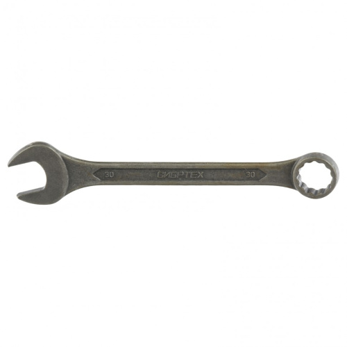 Ключ комбинированый,30 мм, CrV, фосфатированный, ГОСТ 16983 Сибртех