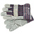 *Перчатки спилковые комбинированные, размер XL Сибртех 679012