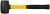 Киянка резиновая, фиберглассовая ручка 45 мм ( 230 гр )