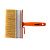 Кисть-ракля, 40х140 мм, натуральная щетина, пластмассовый корпус, пластмассовая ручка Sparta