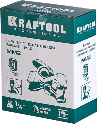 Универсальный шарнирный держатель- клипса, KRAFTOOL MM2