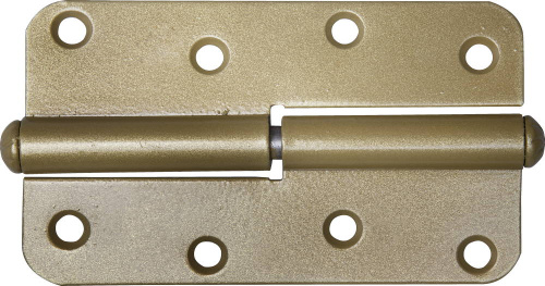 Петля накладная стальная "ПН-110", цвет бронзовый металлик, правая, 110 мм 