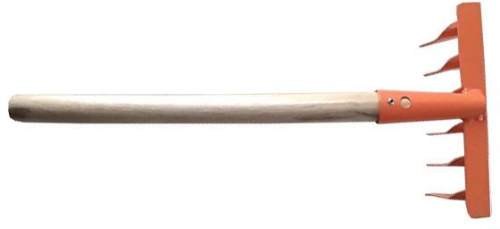 Грабли 6-зубые, деревянная рукоятка