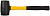 Киянка резиновая, фиберглассовая ручка 60 мм ( 450 гр )
