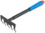 Грабельки ручные, синяя пластиковая ручка 295 мм