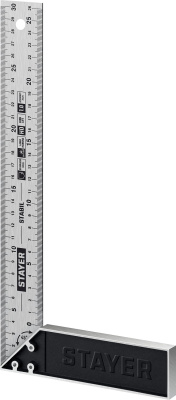 Столярный угольник STAYER Stabil 300 мм с нержавеющим полотном 3431-30_z02