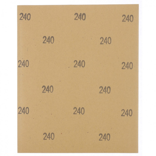 Шлифлист на бумажной основе, P 240, 230 х 280 мм, 10 шт., водостойкий Matrix