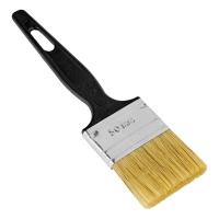 Кисть флейцевая "Стандарт", 50*6, натуральная щетина, пластиковая ручка Сибртех