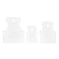 Набор шпателей 40-60-80 мм, белая резина, 3 шт. Matrix