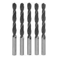 Сверло по металлу, 12 мм, быстрорежущая сталь, 5 шт. цилиндрический хвостовик Сибртех