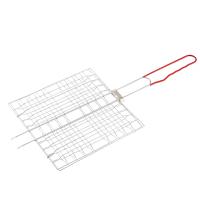 Решетка-гриль 230х230 мм, хромированная, PVC рукоятка Sparta