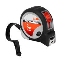 Рулетка Continuous fixation, 3 м х 16 мм, двухкомпонентный корпус, плавная фиксация Matrix