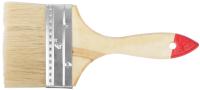 Кисть флейцевая "Стандарт", натур.светлая щетина, деревянная ручка  4" (100 мм)