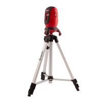 Лазерный уровень ML01T, 10м, ±0,5мм/1м, 650нм, 1 верт. 1 гор. пл., резьба 5/8", штатив Matrix