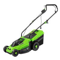 Газонокосилка электрическая L1500, 1500 Вт, шир. 33 см, 5 уров., пласт. травосб. 35 л Сибртех
